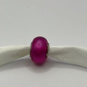 Sterling silver 925 charms Pink for slider bracelets. Pandora style Barbiecore